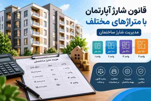 قانون شارژ آپارتمان با متراژ مختلف | روش مدیریت شارژ ساختمان