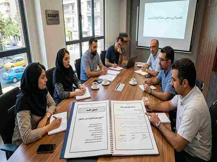 جلسه مجمع عمومی مالکان برای تعیین اختیارات مدیر ساختمان